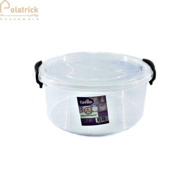 علبة خزين مدورة