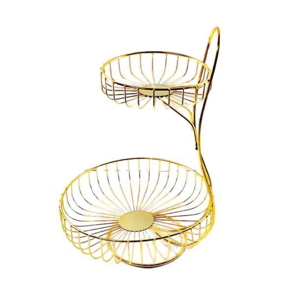 طبق فاكهة دهبي 2 دور