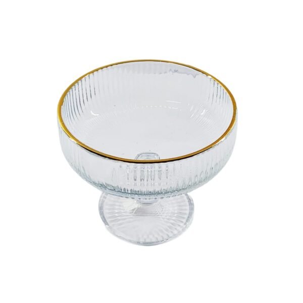 طقم كاسات جيلي حافة دهب